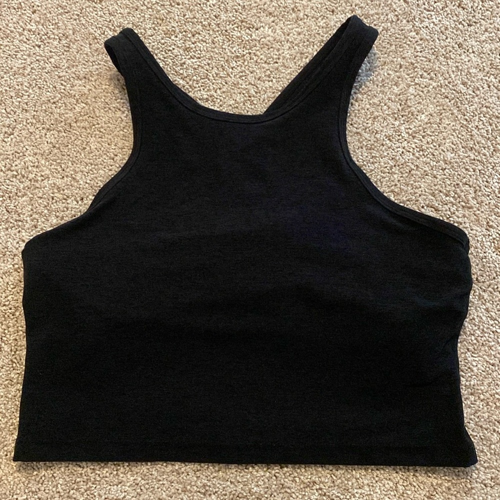 Beyond Yoga Black Cropped Top Bra XL EUC